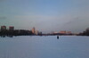 Ski walk in the park Timiryazevskiy