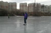 Катание на коньках по Москва реке!