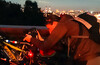Ночная фото- велокатушка СВАО-шников "Огни на воде"