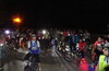 Ночная вело-роллерская на Голубые озера