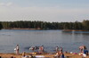 Коркинское озеро - пляж