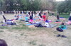 Йога в парке Коломенское